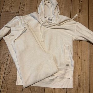Cozy Cream Hoodie and Pants Set
